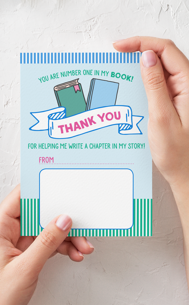 Book Lover Teacher Thank You Gift Card Holder and Gift Tags - ARRA Creative