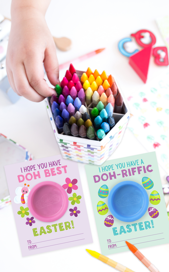 Play-Doh Easter Cards for Kids - ARRA Creative
