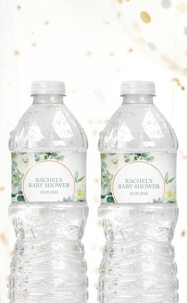Succulent Water Bottle Labels - ARRA Creative