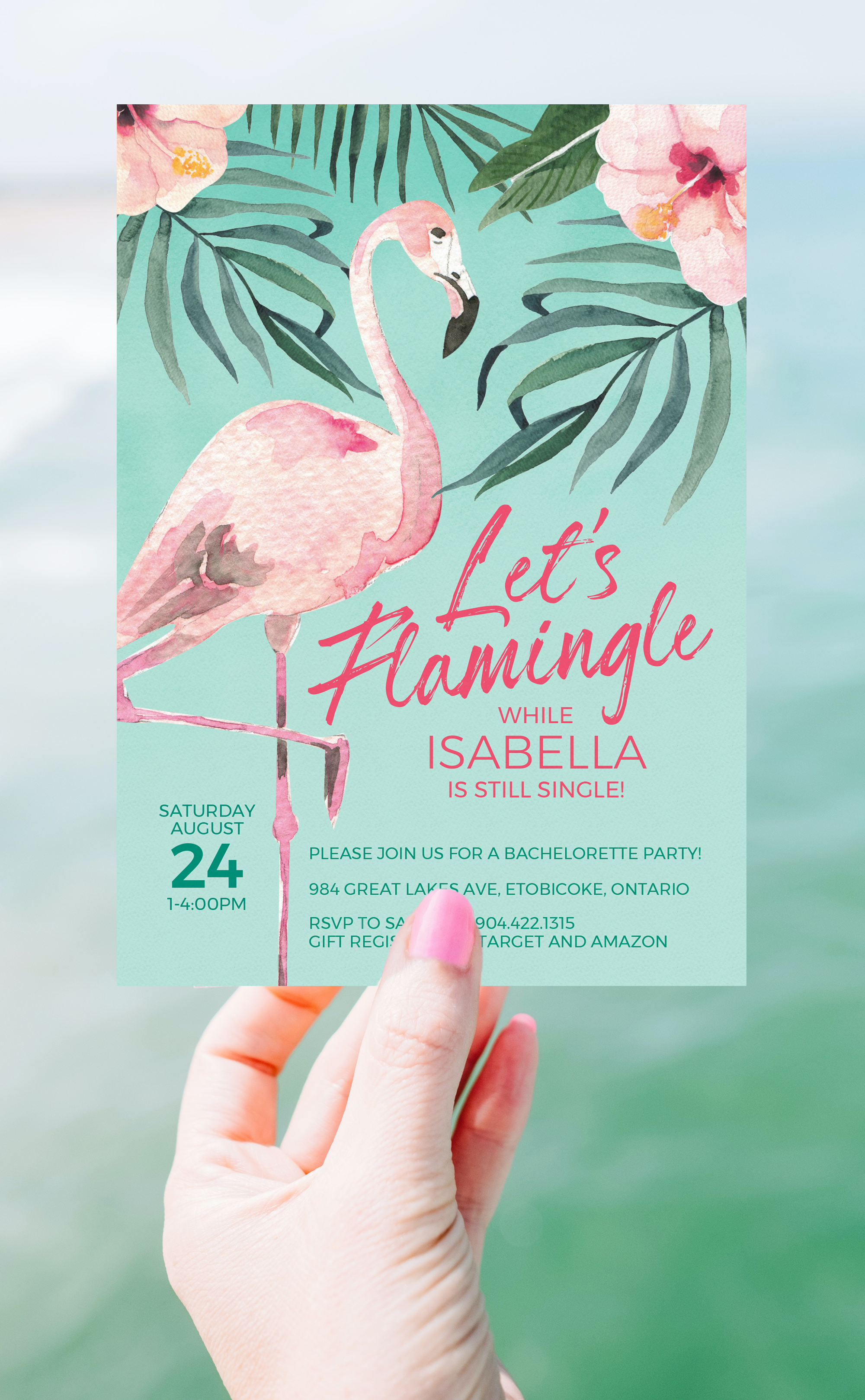 Let's Flamingle Pool Party