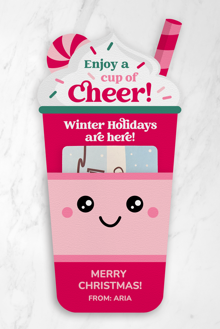 Christmas Drinks Gift Card Holder