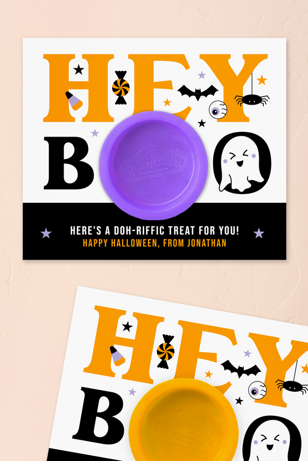 Halloween Play Doh Card Template