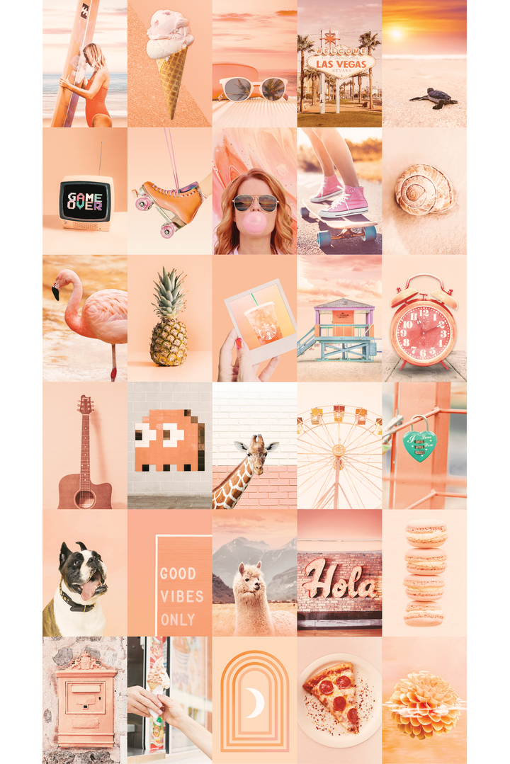 Peach Wall Collage Kit – ARRA Creative