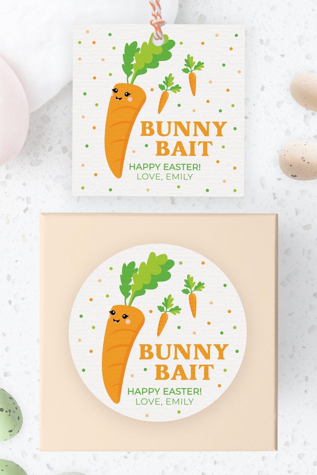 Printable Easter Treat Bag Stickers for Kids | Bunny Bait Treat Tags – ARRA Creative for Free Printable Bunny Bait Tags