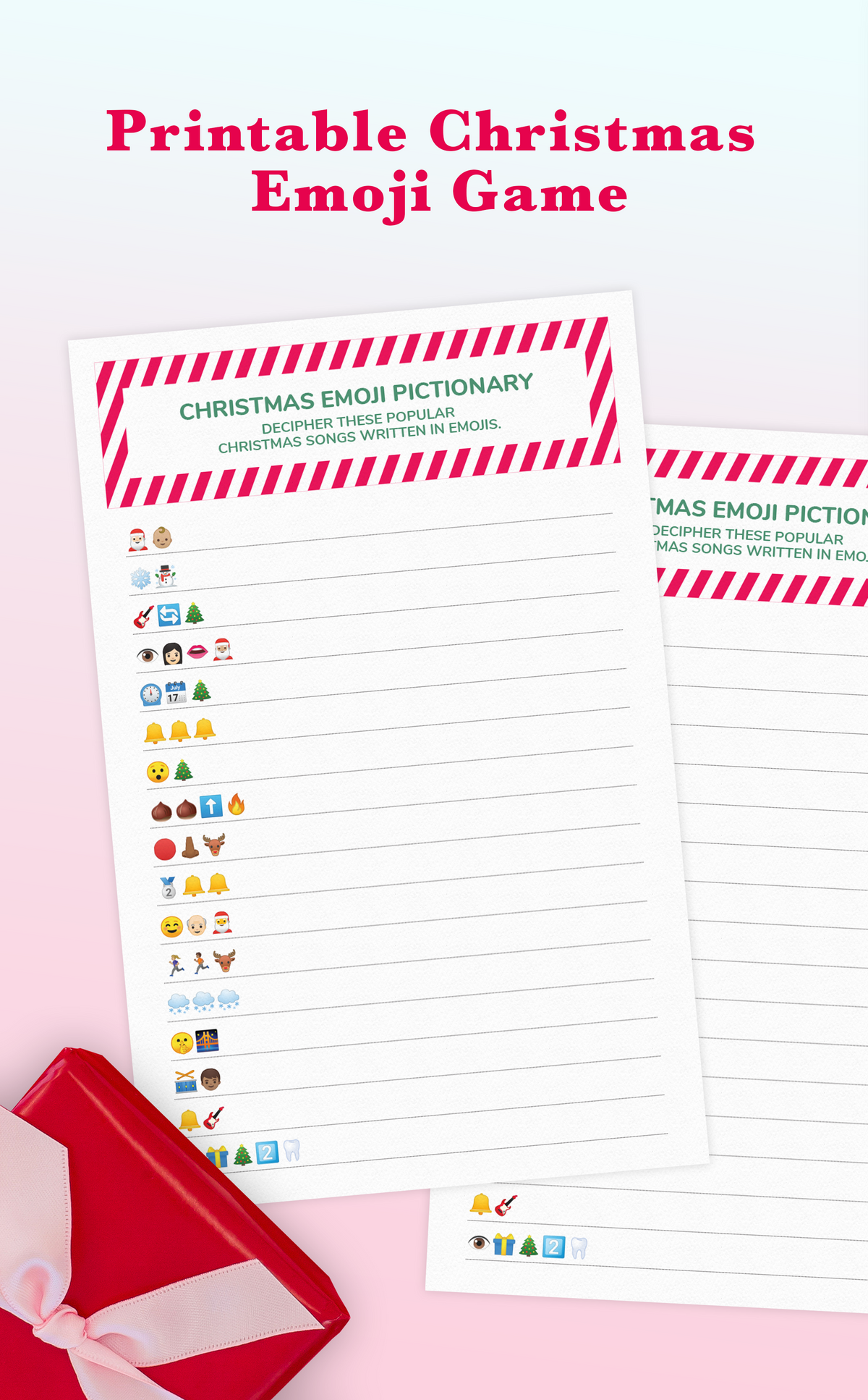 christmas-songs-emoji-pictionary-game-arra-creative for Free Printable Christmas Song Emoji Game Christmas Songs Emoji Pictionary Game – ARRA Creative for Free Printable Christmas Song Emoji Game