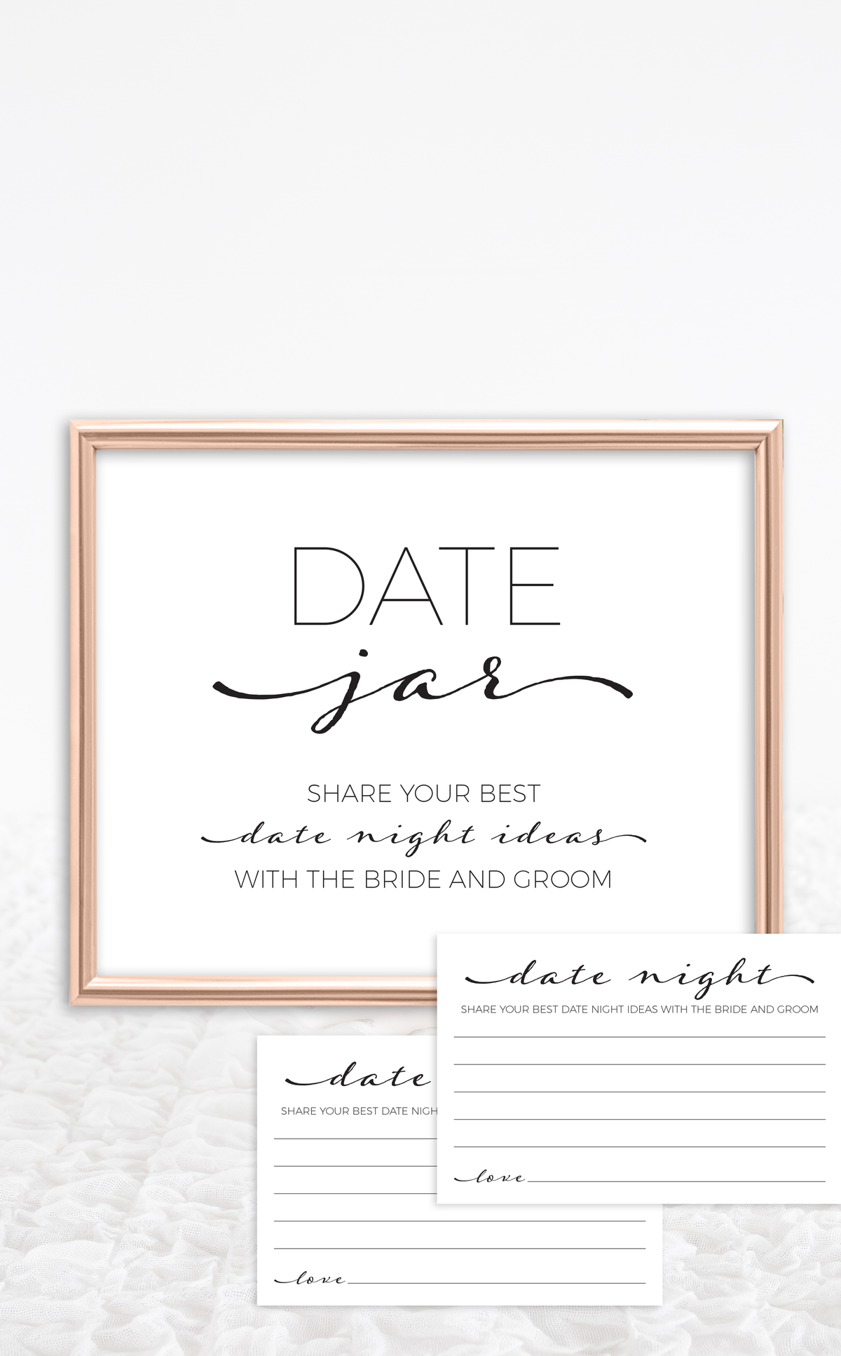 Printable Bridal Shower Date Night Cards and Sign – ARRA Creative printable-bridal-shower-date-night-cards-and-sign-arra-creative