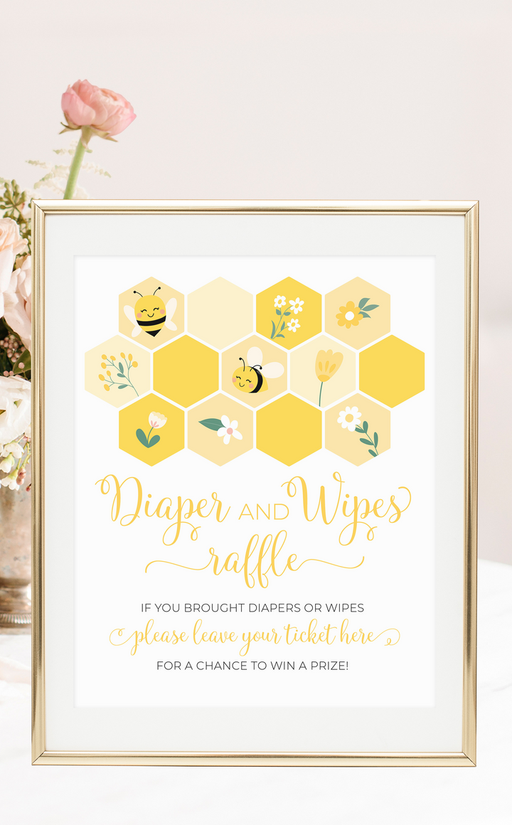 Bee Diaper and Wipes Raffle - ARRA Creative