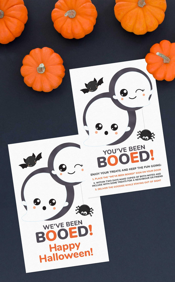 You've Been Booed Halloween Game for socially distanced fun