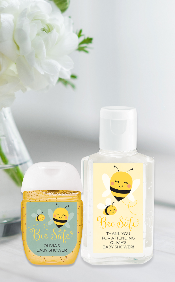 Bee Safe Hand Sanitizer Labels - ARRA Creative