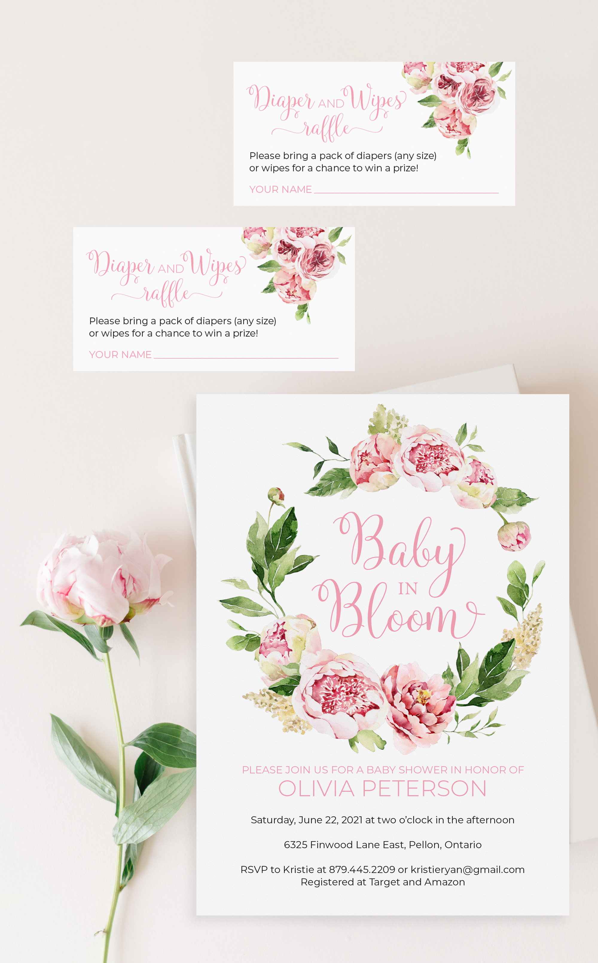 baby-in-bloom-baby-shower-ideas-printable-diaper-raffle-tickets-arra-creative for Free Printable Diaper Invitation Template Baby in Bloom Baby Shower Ideas | Printable Diaper Raffle Tickets – ARRA Creative for Free Printable Diaper Invitation Template
