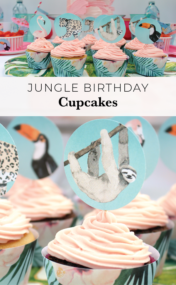 Jungle Animal Cupcakes - ARRA Creative
