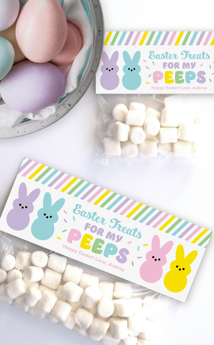 Easter Peeps Treat Bag Topper - ARRA Creative