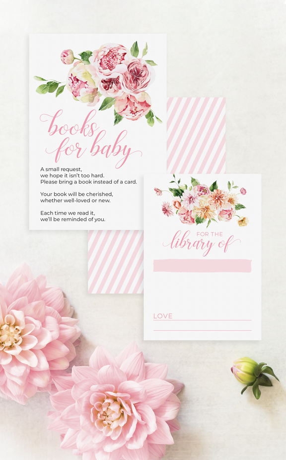 Baby in Bloom Baby Shower Ideas | Printable Books for Baby Cards – ARRA ...