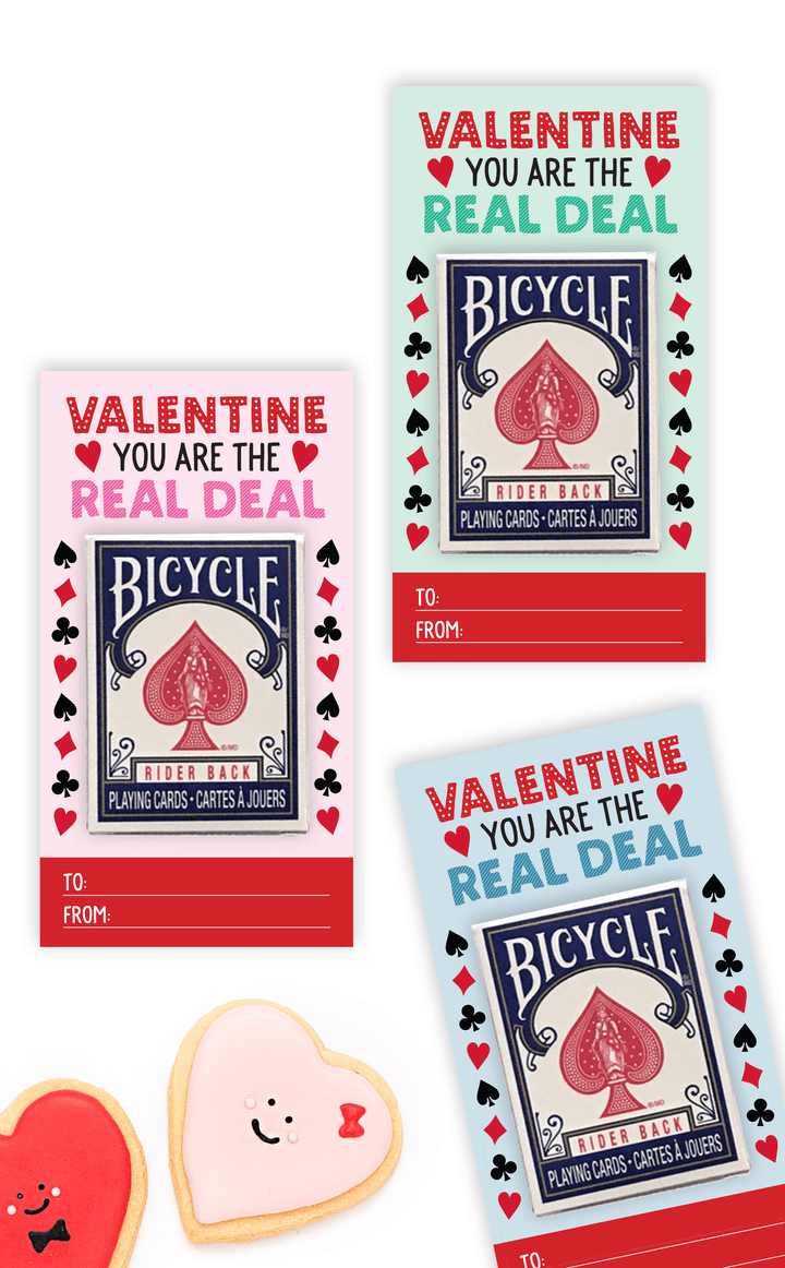 Playing Cards Valentines for Kids - ARRA Creative