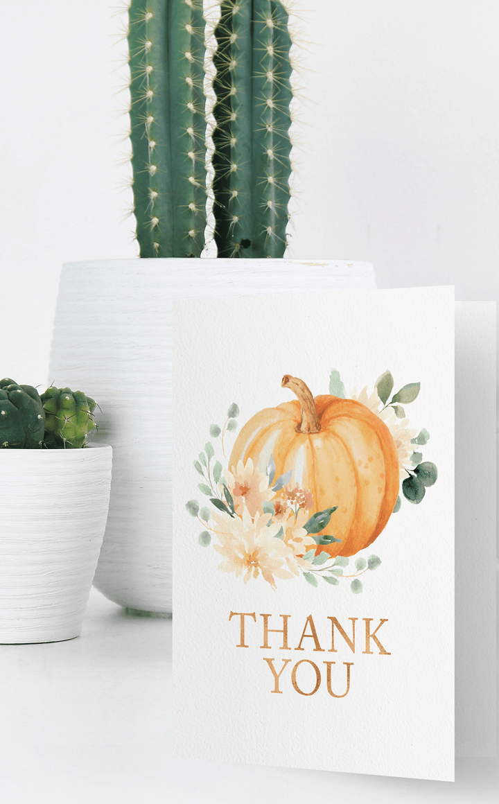 Little Pumpkin Thank You Card – ARRA Creative