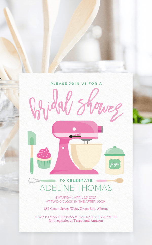 Baking Bridal Shower Invitation - ARRA Creative