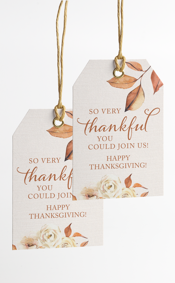 Thanksgiving Thank You Tags - ARRA Creative