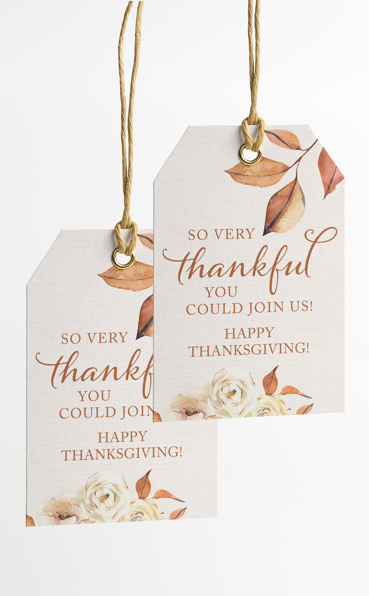 Thanksgiving Party Decorations  Printable Thank You Tags – ARRA Creative