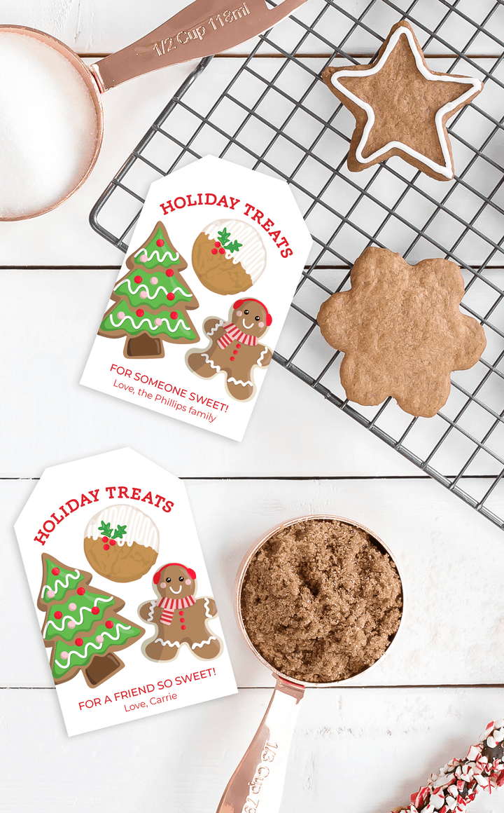 Holiday Treat Tags for Christmas Baking Gifts - ARRA Creative