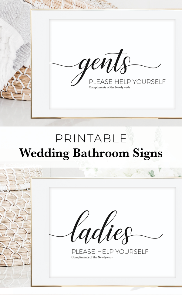 Printable Wedding Decorations | Ladies and Gents Bathroom Signs – ARRA Creative printable-wedding-decorations-ladies-and-gents-bathroom-signs-arra-creative