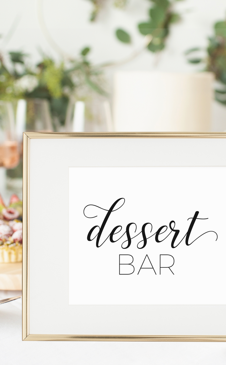 Dessert Bar Sign - ARRA Creative