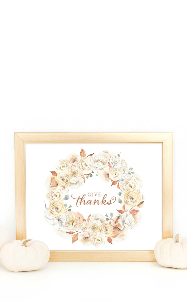 Give Thanks Poster - ARRA Creative