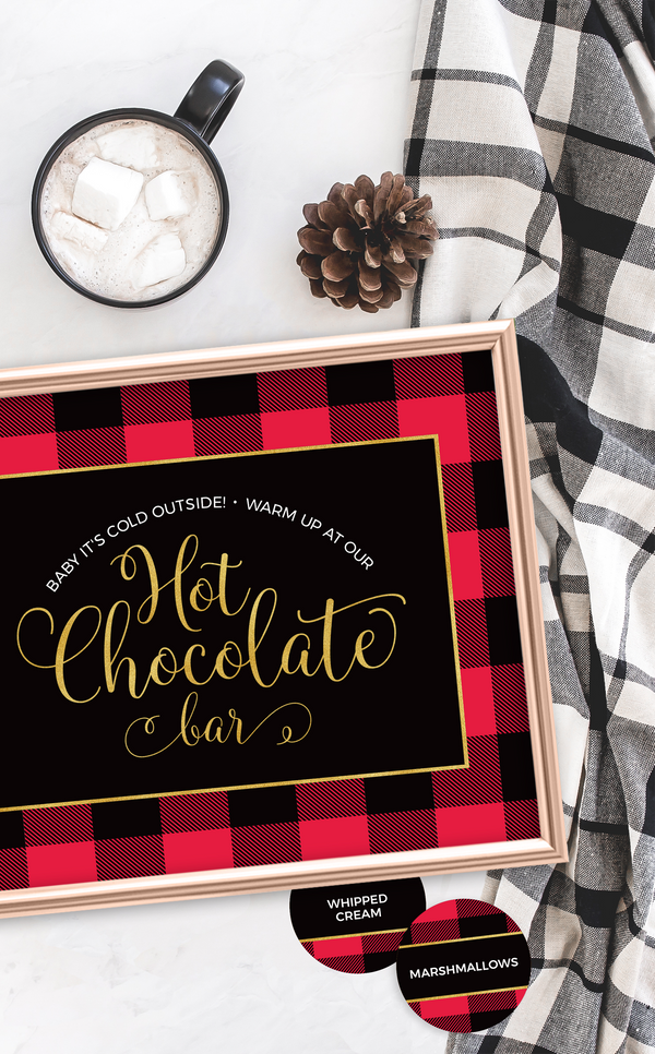 Flannel Hot Chocolate Bar Kit - ARRA Creative