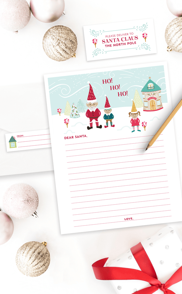 Printable Christmas Letter to Santa - ARRA Creative