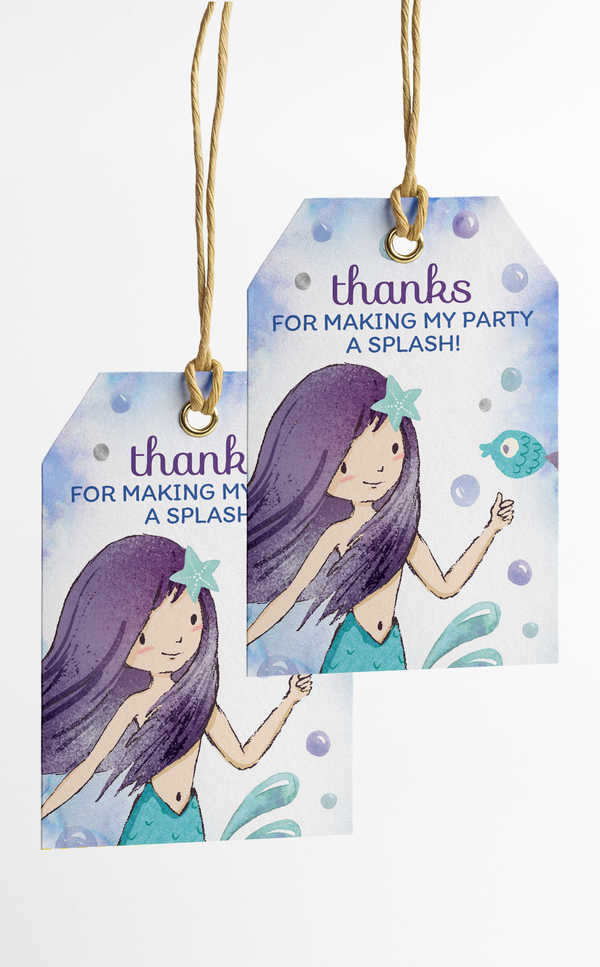 Mermaid Birthday Party Favour Tags | Printable Thank You Tags – ARRA Creative mermaid-birthday-party-favour-tags-printable-thank-you-tags-arra-creative