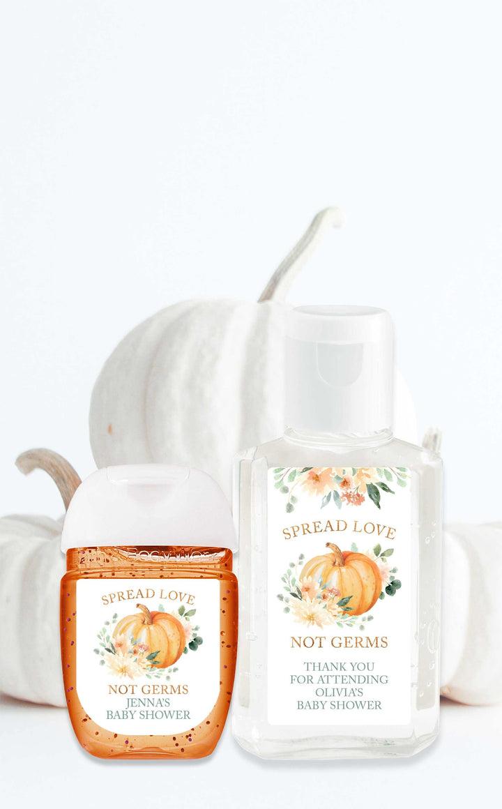 Pumpkin Hand Sanitizer Labels - ARRA Creative